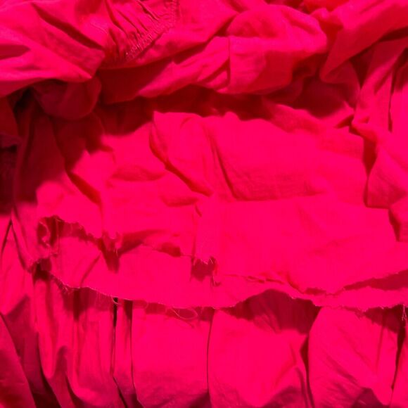 Roller Rabbit "Dakota" Dress Size Extra Small XS Women's Pink Maxi Tiered Boho - Picture 12 of 13